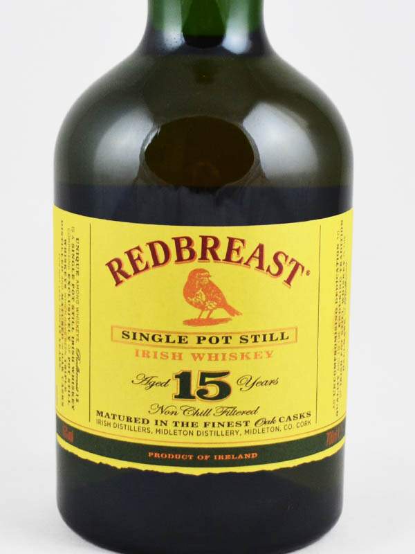 whisky redbreast irlande 15 ans etiquette