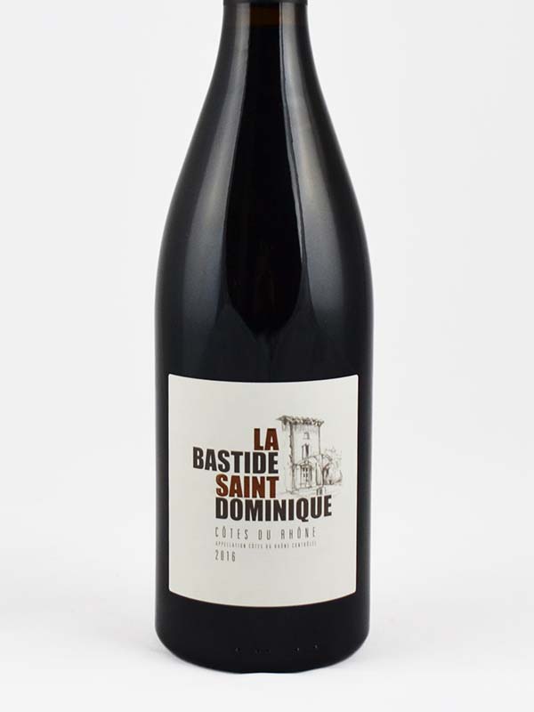 Bastide Saint-Dominique rouge bio étiquette